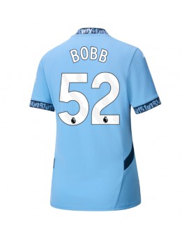 Manchester City Oscar Bobb #52 Zenski Domaci Dres 2024-25 Kratak Rukavima